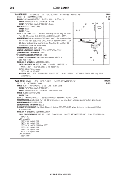 WAGNER MUNI - Airport Diagram
