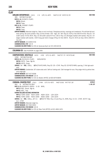 COOPERSTOWN-WESTVILLE - Airport Diagram