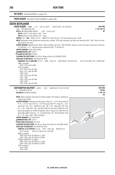 SOUTH ALBANY - Airport Diagram
