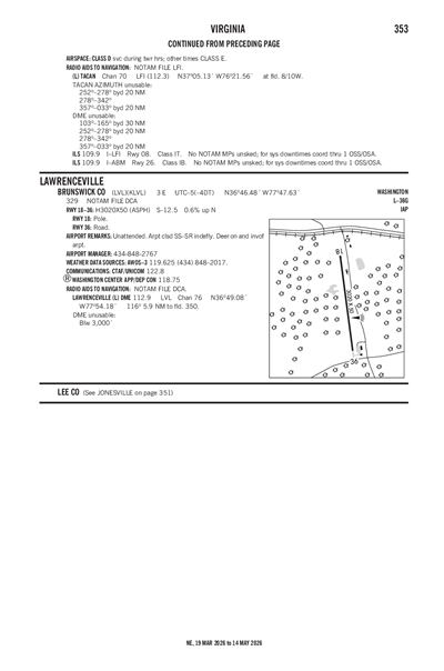 BRUNSWICK COUNTY - Airport Diagram