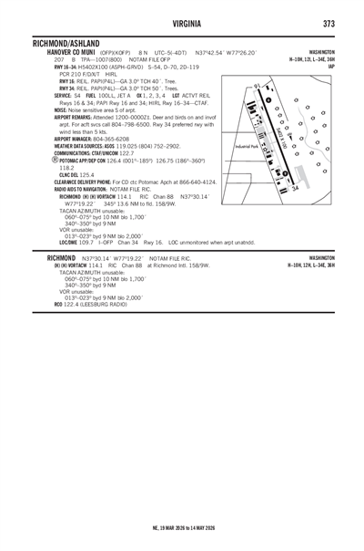 HANOVER COUNTY MUNI - Airport Diagram