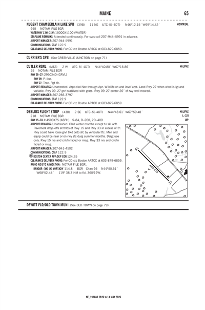 DEBLOIS FLIGHT STRIP - Airport Diagram