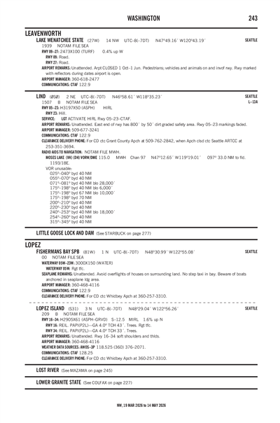 LAKE WENATCHEE STATE - Airport Diagram