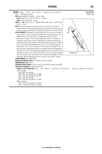ALPINE - Airport Diagram