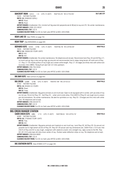 BIG CREEK - Airport Diagram