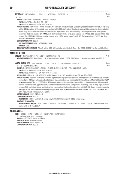 MEJIT - Airport Diagram