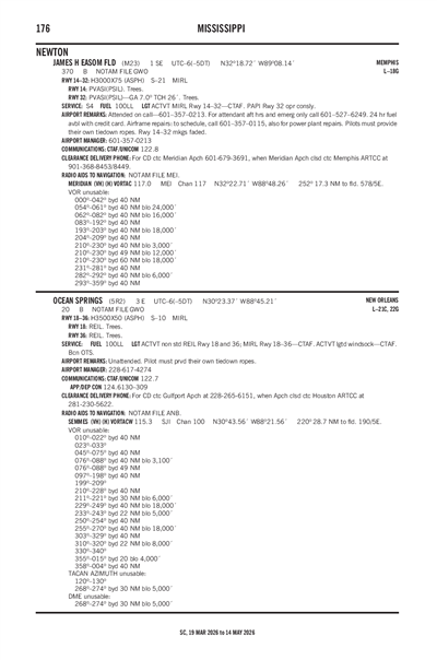 OCEAN SPRINGS - Airport Diagram