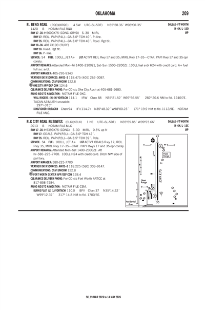 EL RENO RGNL - Airport Diagram