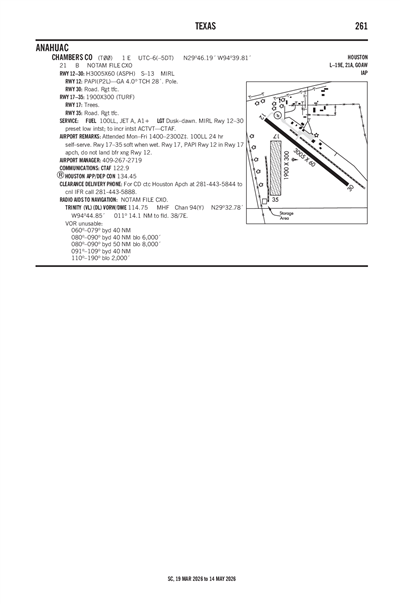 CHAMBERS COUNTY - Airport Diagram