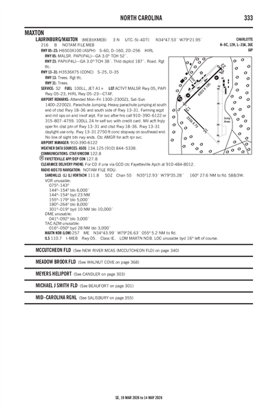 LAURINBURG/MAXTON - Airport Diagram