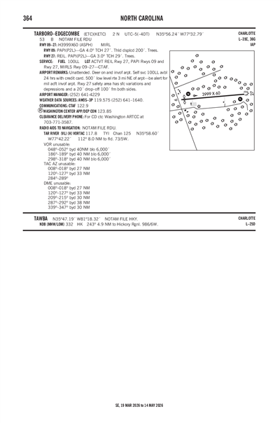 TARBORO-EDGECOMBE - Airport Diagram