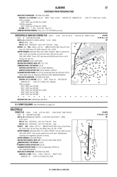 GUNTERSVILLE MUNI/JOE STARNES FLD - Airport Diagram