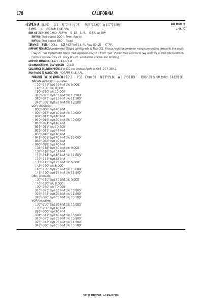 HESPERIA - Airport Diagram