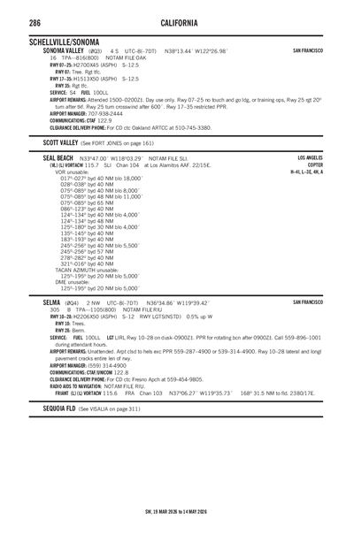 SONOMA VALLEY - Airport Diagram