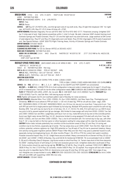 BRUSH MUNI - Airport Diagram