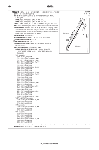 MESQUITE - Airport Diagram