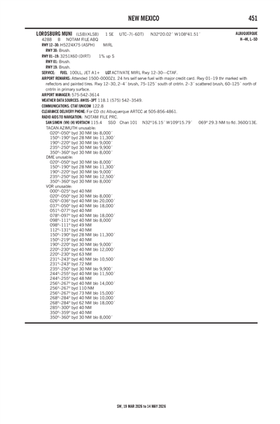 LORDSBURG MUNI - Airport Diagram