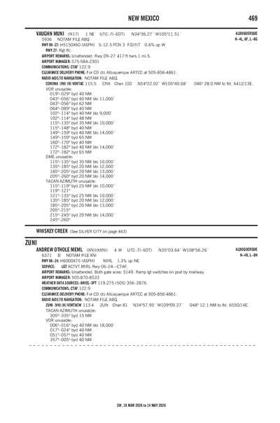 VAUGHN MUNI - Airport Diagram