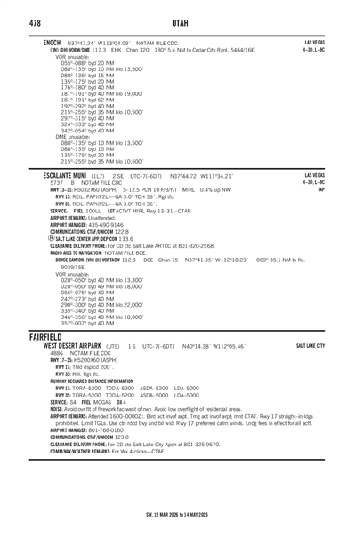 WEST DESERT AIRPARK - Airport Diagram
