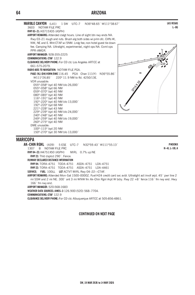 MARBLE CANYON - Airport Diagram