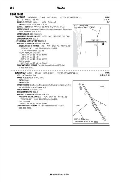 UGASHIK BAY - Airport Diagram