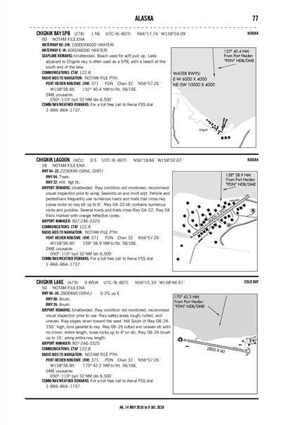 CHIGNIK LAGOON - Airport Diagram