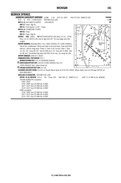 ANDREWS UNIVERSITY AIRPARK - Airport Diagram
