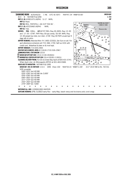 SHAWANO MUNI - Airport Diagram