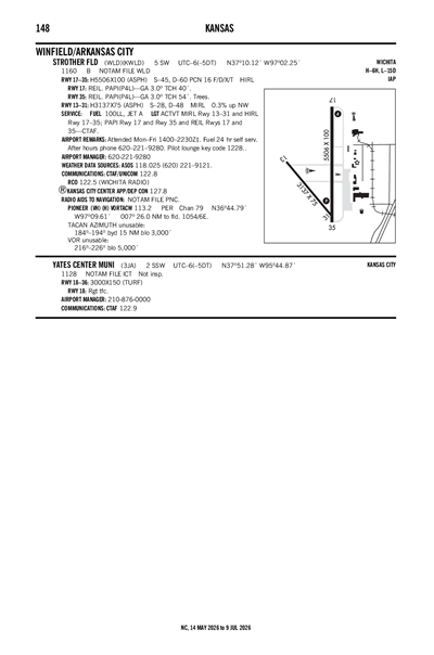 STROTHER FLD - Airport Diagram