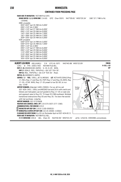 ALBERT LEA MUNI - Airport Diagram