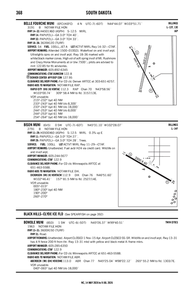 BISON MUNI - Airport Diagram