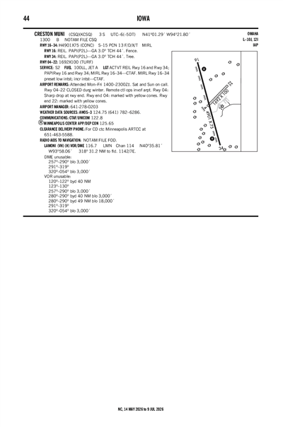 CRESTON MUNI - Airport Diagram