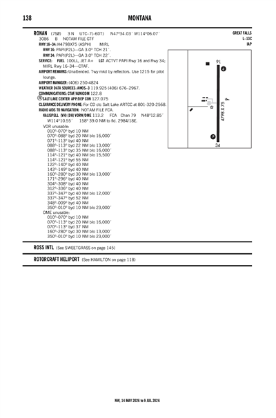 RONAN - Airport Diagram