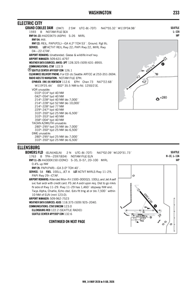 GRAND COULEE DAM - Airport Diagram