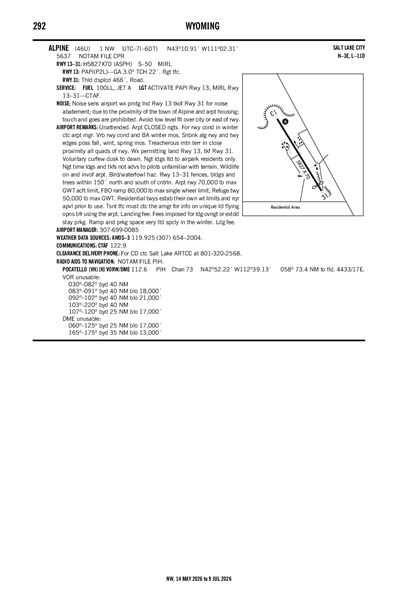 ALPINE - Airport Diagram