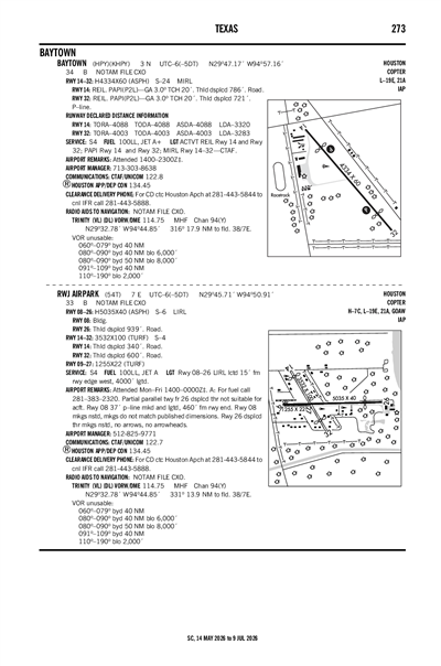 BAYTOWN - Airport Diagram