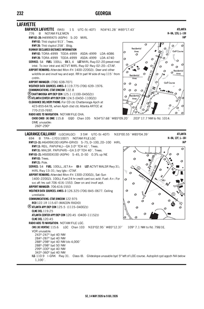 BARWICK LAFAYETTE - Airport Diagram