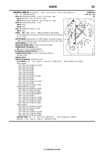 WAYCROSS-WARE COUNTY - Airport Diagram