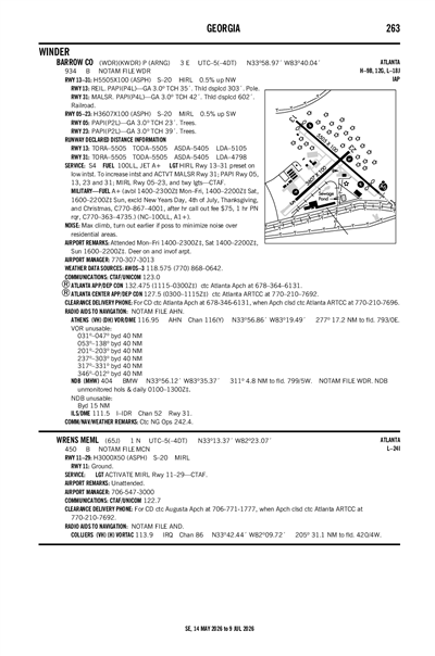 BARROW COUNTY - Airport Diagram