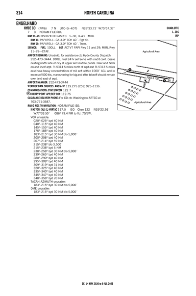 HYDE COUNTY - Airport Diagram