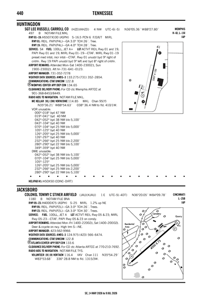 SGT LEE RUSSELL CARROLL COUNTY - Airport Diagram