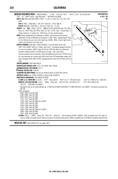 MERCED YOSEMITE RGNL - Airport Diagram