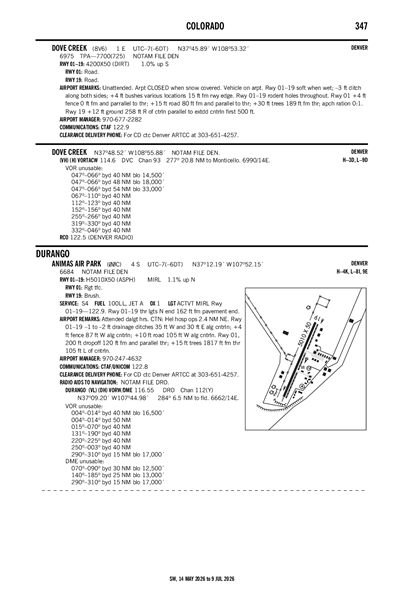 DOVE CREEK - Airport Diagram