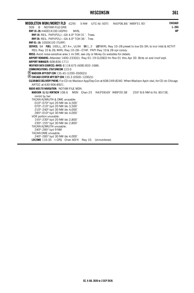 MIDDLETON MUNI/MOREY FLD - Airport Diagram