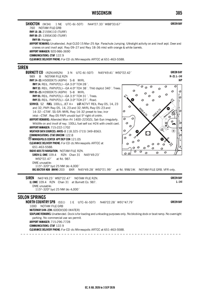 BURNETT COUNTY - Airport Diagram