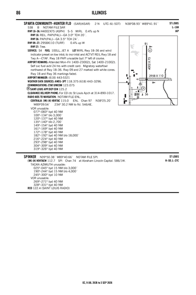 SPARTA COMMUNITY-HUNTER FLD - Airport Diagram