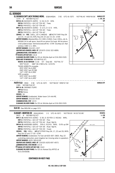 EL DORADO/CAPT JACK THOMAS MEML - Airport Diagram