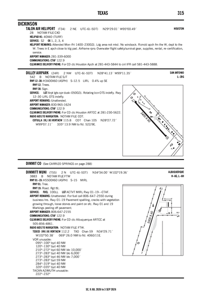DILLEY AIRPARK - Airport Diagram