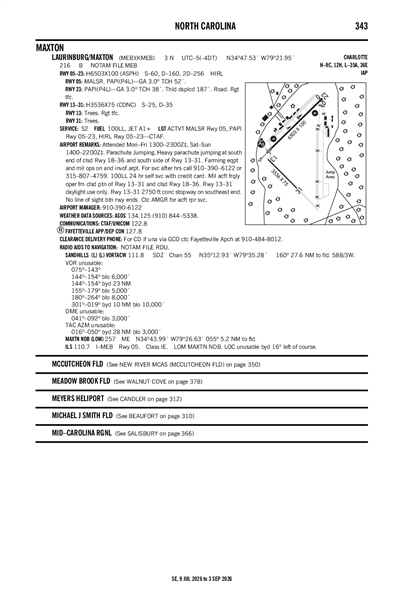 LAURINBURG/MAXTON - Airport Diagram