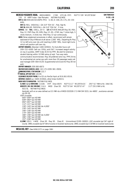 MERCED YOSEMITE RGNL - Airport Diagram